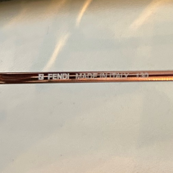 EUC Vintage small framed FENDI PRESCRIPTION GLASSES - Picture 7 of 7